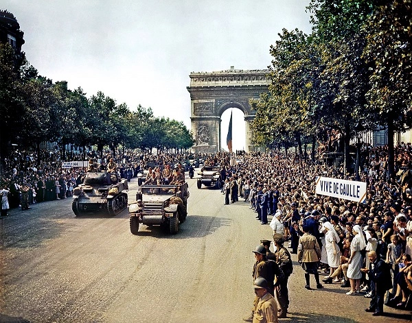 Libertação de Paris em agosto de 1944